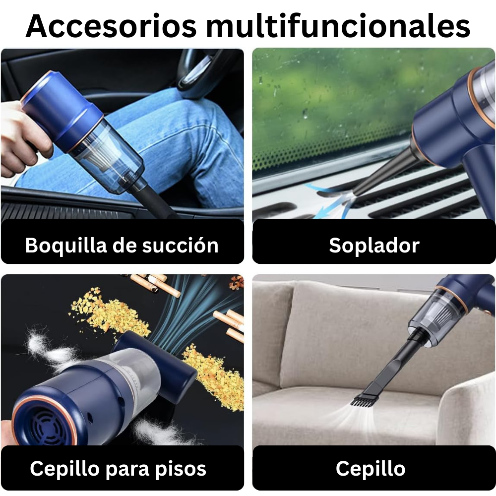 Clenix – Aspiradora de Mano Inalámbrica (Inhala / Exhala)