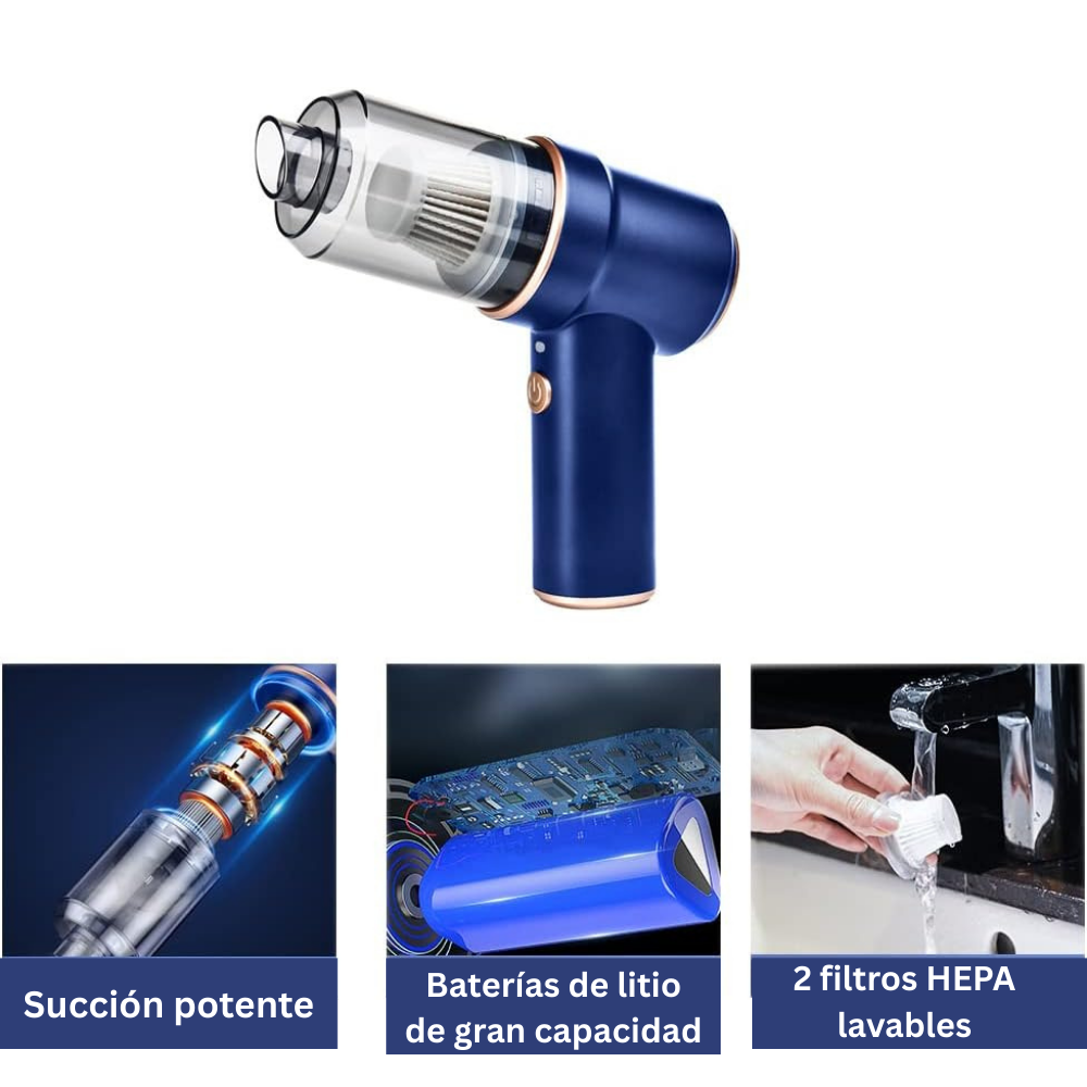 Clenix – Aspiradora de Mano Inalámbrica (Inhala / Exhala)