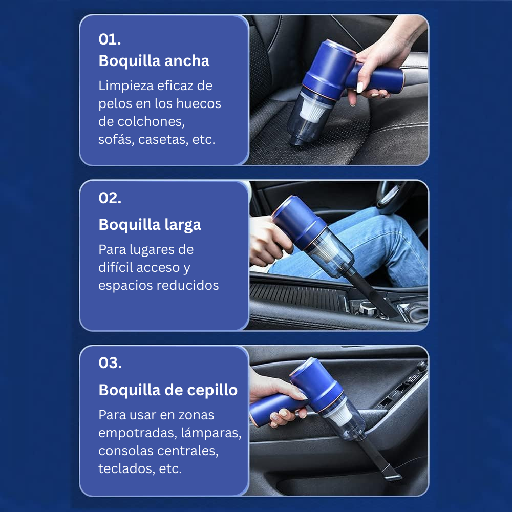 Clenix – Aspiradora de Mano Inalámbrica (Inhala / Exhala)